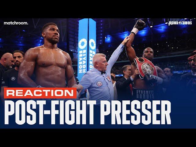 Daniel Dubois KO's Anthony Joshua: Live Post Fight Press Conference