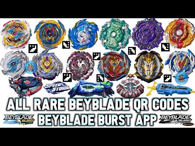 ALL RARE BEYBLADE QR CODES BEYBLADE BURST APP | PRO SERIES BEYBLADE BURST SURGE MORE SERIES QR CODES