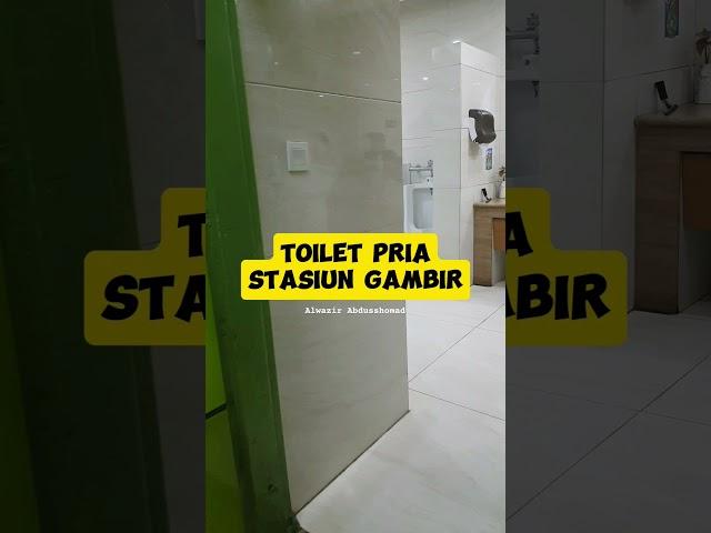 Toilet Pria di Stasiun Gambir Jakarta #toilet #stasiun #urinoir #station #stasiungambir #male #kai