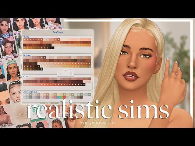 Essential CC For Realistic Maxis Match Sims (100+ links) | The Sims 4 Custom Content