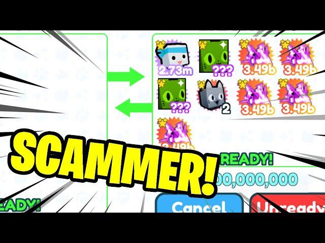  I SCAMMED the BIGGEST SCAMMER in Pet Simulator X! *GOT CAUGHT*