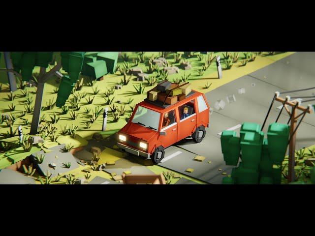 3D Animated Short Film "Family Trip" (Blender)