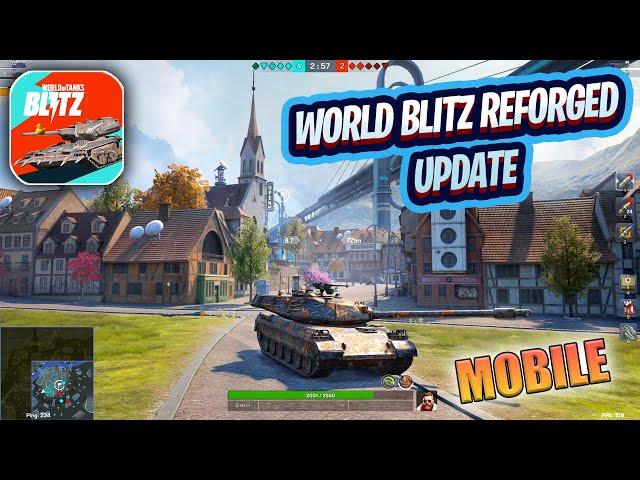 WoT Blitz Reforged Update Gameplay (iOS, Android)