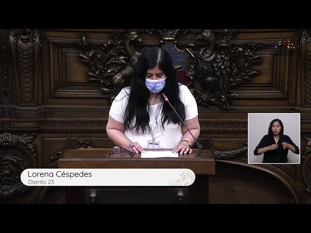 Lorena Céspedes - Discurso de Apertura Pleno N°31 - 18/10/2021.