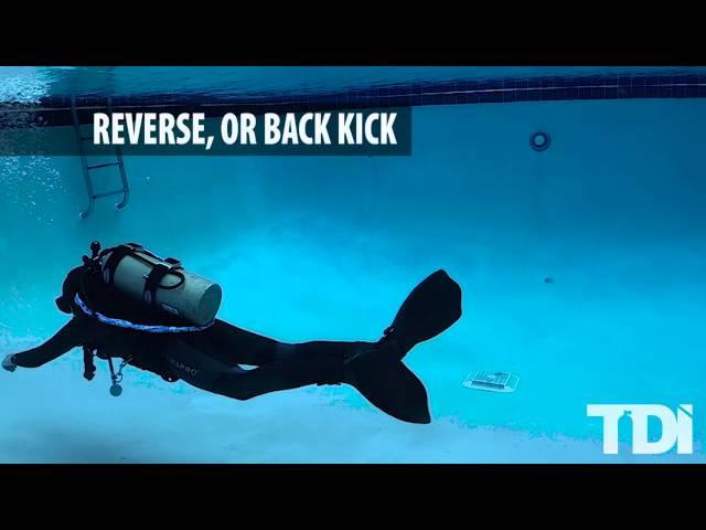 SDI/TDI Scuba Diving Finning Techniques - Reverse/Back Kick