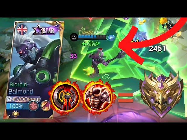 Immortal Balmond Solo Rank | Best Global juggle build and Brutal team fights.