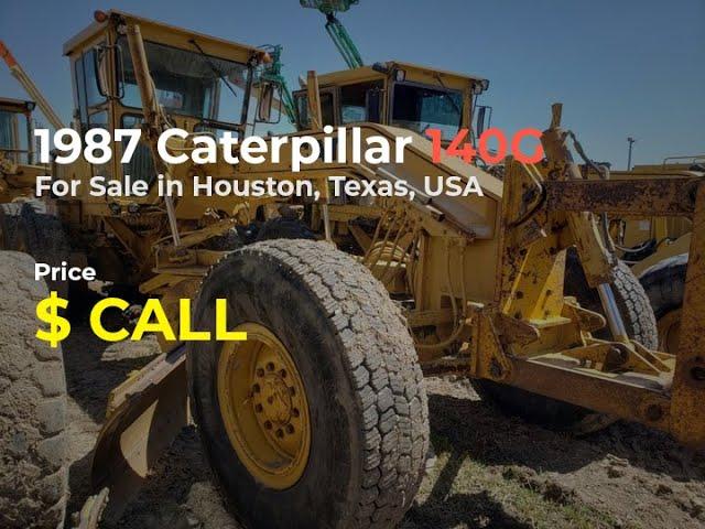 1987 Caterpillar 140G Motor Graders | MY Equipment