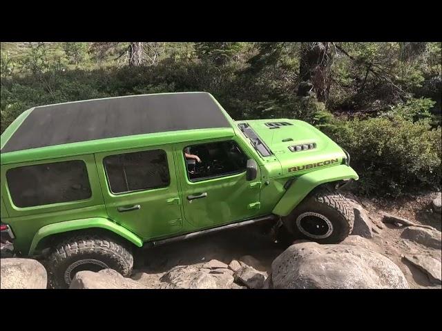 Jeep Wrangler Rubicons On The Rubicon trail