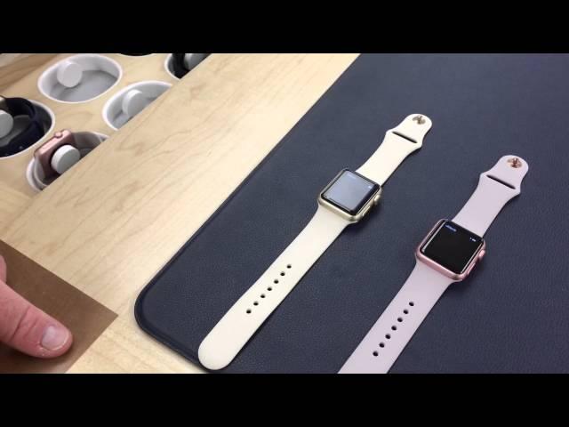 38mm apple watch sport Gold vs Rose Gold sport