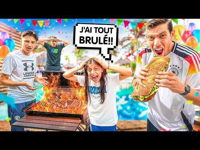 MYRIAM FAIS UN BARBECUE GÉANT MAIS ÇA TOURNE MAL  ( Elle a mis le feu a la maison ?)