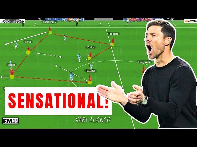 Xabi Alonso Created A BEAST Tactic | CENTRAL OVERLOADS! | FM23 TACTICS | FOOTBALL MANAGER 2023