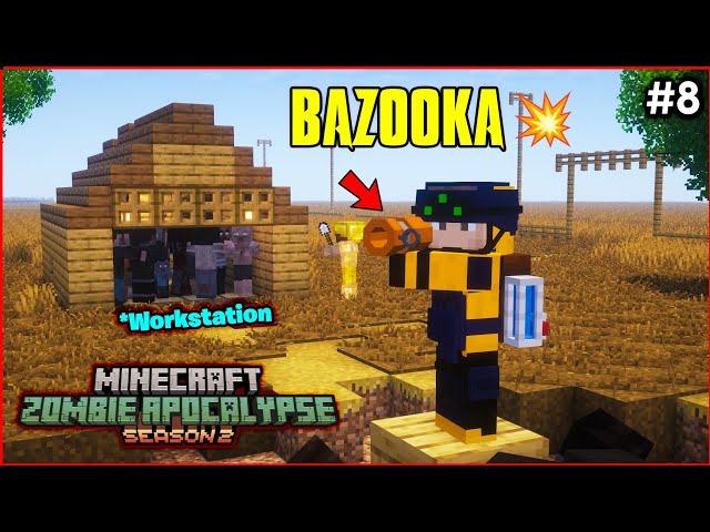 BAZOOKA | Minecraft Zombie Apocalypse | S2 | #8 | THE COSMIC BOY