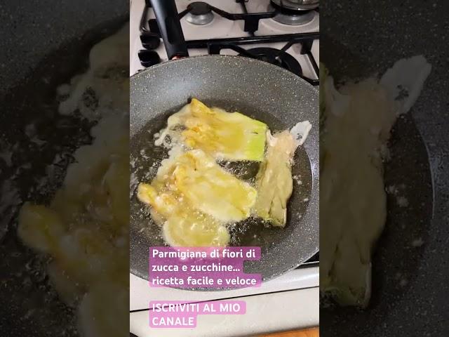 Parmigiana di fiori di zucca ….ricetta super facile…ISCRIVITI AL MIO CANALE #food #tempura #ricetta