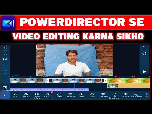 How to edit video in PowerDirector  PowerDirector me video kaise banaye | Full Tutorial | In hindi