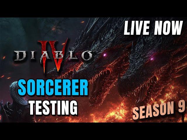 HYDRA SORC GOES CRAZY PIT120+ Season 9 TEST LIVE - Diablo 4