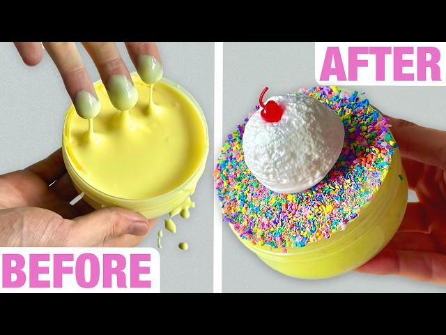 Fixing My Friends WORST Slime | Slime Makeovers