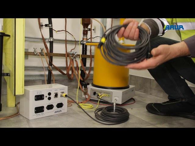 Connecting PD-TaD to the VLF HV generator (PD-TaD tutorial, Part 7/13)