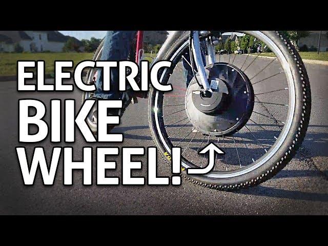 Easy + Cheap eBike!! Motorized Wheel Conversion Kit REVIEW