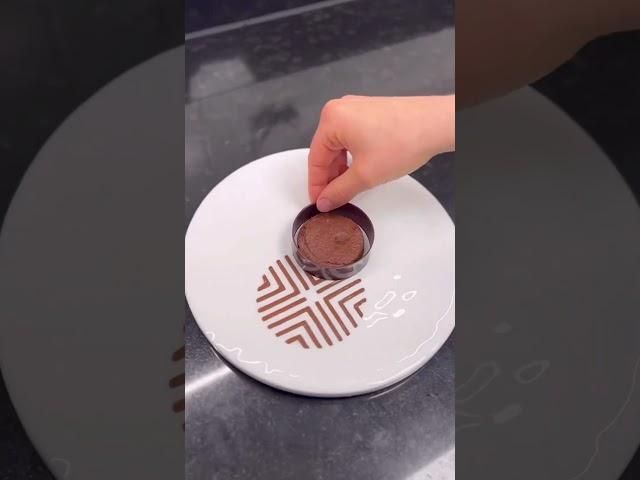 Step by Step Plating Chocolate Vanilla Dessert #titouanclaudet #cedricgrolet