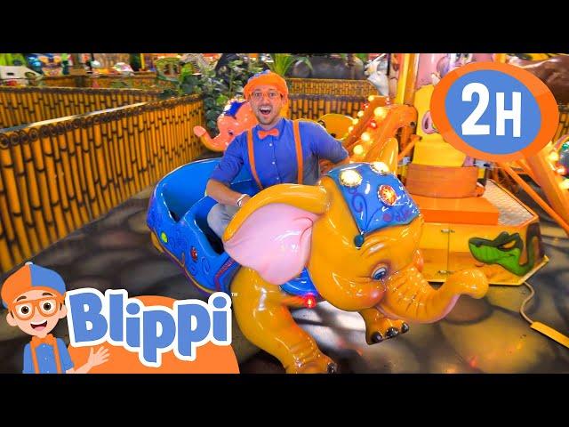 Blippi Explores Jungle Animals | Animals for Kids | Animal Cartoons | Learn about Animals