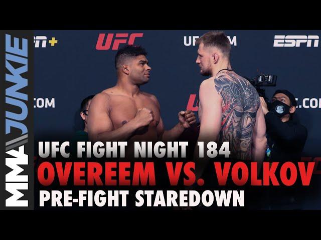 Alistair Overeem vs. Alexander Volkov final faceoff | UFC Fight Night 184