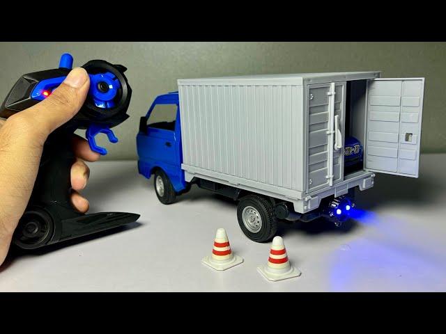 Unboxing of RC Delivery Truck | Remote Control Suzuki Carry Pickup with Smoke Effect