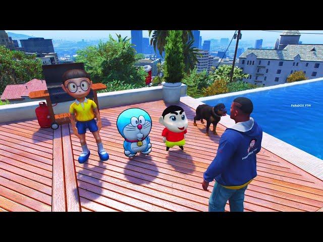 Shinchan and Franklin Playing Squid Game 2 In GTA 5 | Paradox FTW