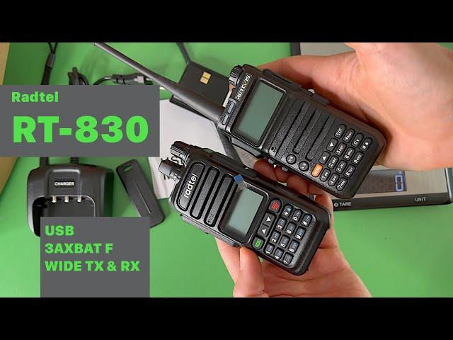 Большой обзор радиостанции Radtel RT-830