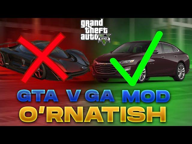 GTA 5GA MOD O'RNATISH || MOD O'RNATISHNI O'RGANAMIZ || TilloGamer