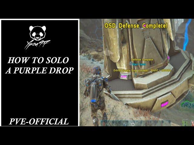 How to Solo a Purple Drop | ARK: Survival Evolved