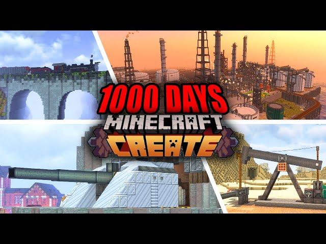 1000 Days Minecraft Create Mod | FULL MOVIE | EP: 16-32