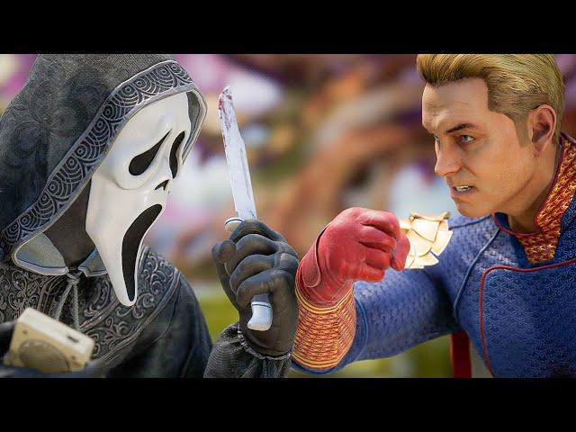 Mortal Kombat 1 - Ghostface Vs Homelander ALL Interactions