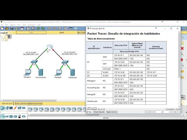 7 4 1 2 Packet Tracer   Skills Integration Challenge By AJ