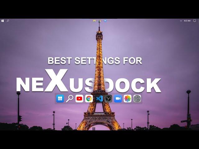 How to setup winstep Nexus icon dock | Best settings for nexus dock | TechWiz Hub