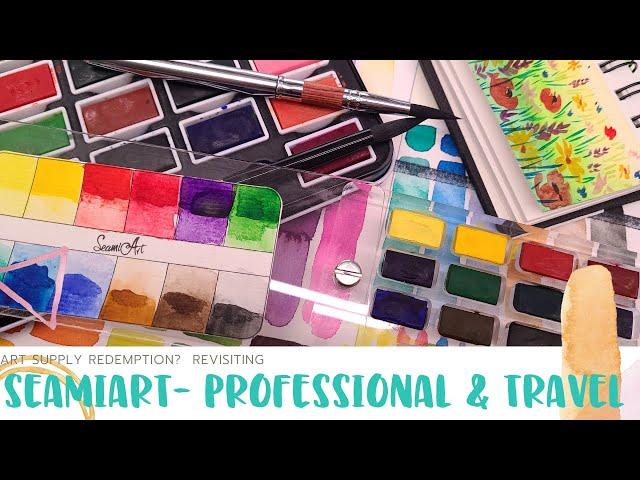 2 is Better than 1?  Does SeamiArt Watercolor Still Suck? Travel & Professional Watercolor Palettes