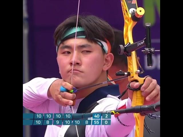 Korean men shoot a perfect 6️⃣0️⃣ | #shorts | #ArcheryWorldCup