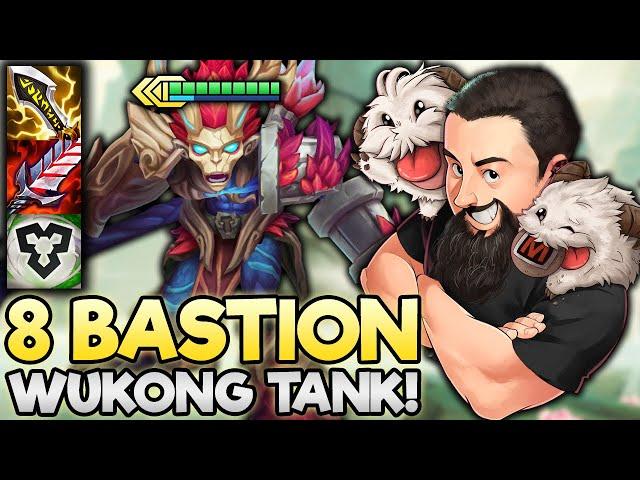 8 Bastion - Spin to Win Unkillable Monkey King!! | TFT Magic & Mayhem | Teamfight Tactics