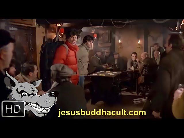 AMERICAN WEREWOLF in London - PUB Scene HD - BEST EDIT! - The Slaughtered Lamb - Door ENTRANCE