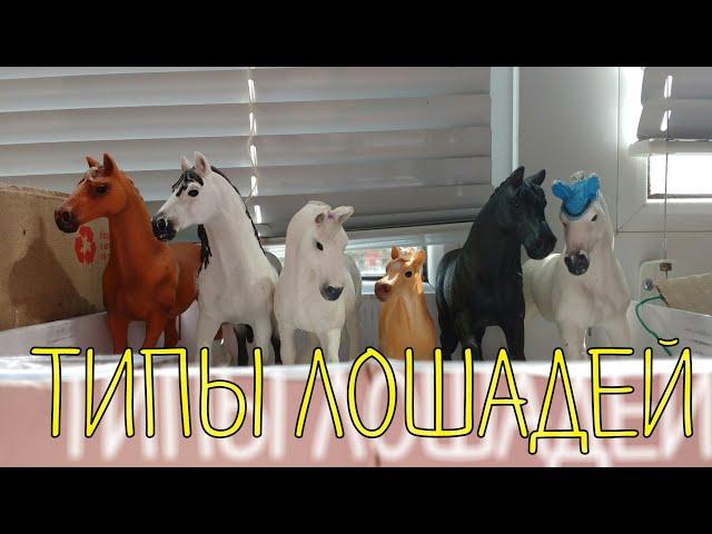 Типы лошадей schleich/Шляйх