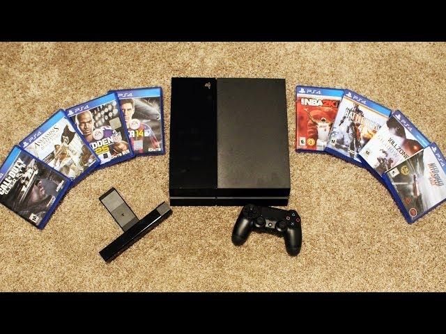 PLAYSTATION 4 UNBOXING VIDEO! Console, Camera, Games, and more! (PS PS4 Hands-On)