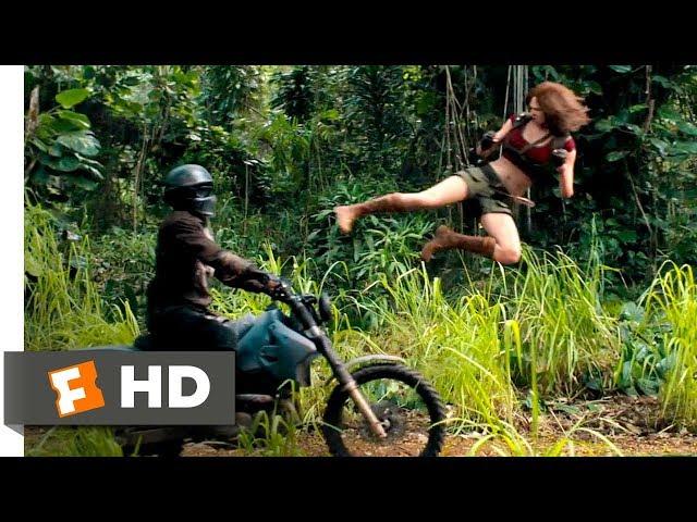 Jumanji: Welcome to the Jungle (2017) - Motorcycle Assault Scene (2/10) | Movieclips