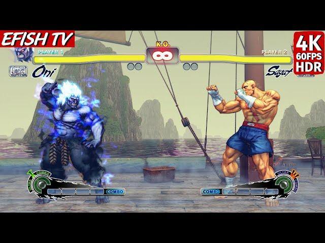 Oni vs Sagat (Hardest AI) - Ultra Street Fighter IV