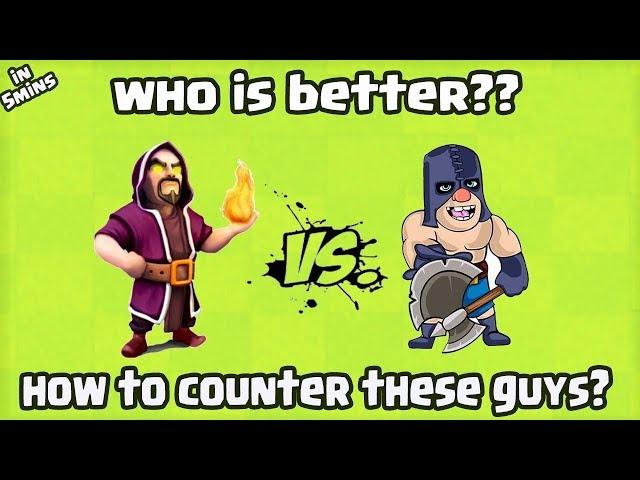 clash royale wizard vs executioner | which card is better | how to stop them?