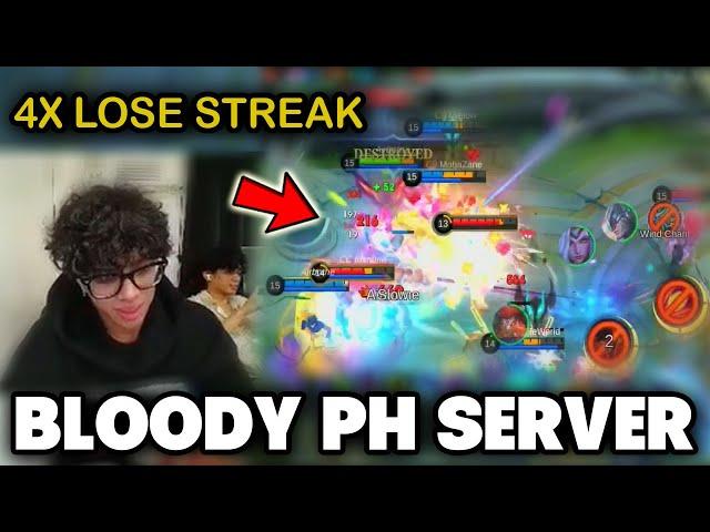 LOSING STREAK! THIS IS WHY PRO PLAYERS CHOOSE PH SERVER TO PRACTICE...