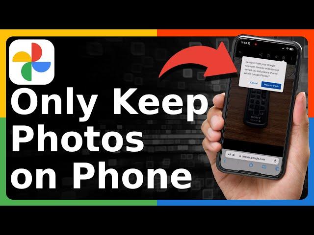 How To Delete Photos From Google Photos Without Deleting From Phone