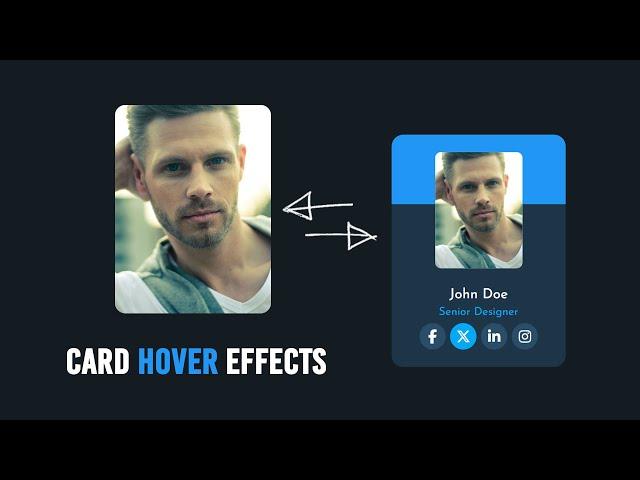 How to Create Card in Html CSS with Hover Effects