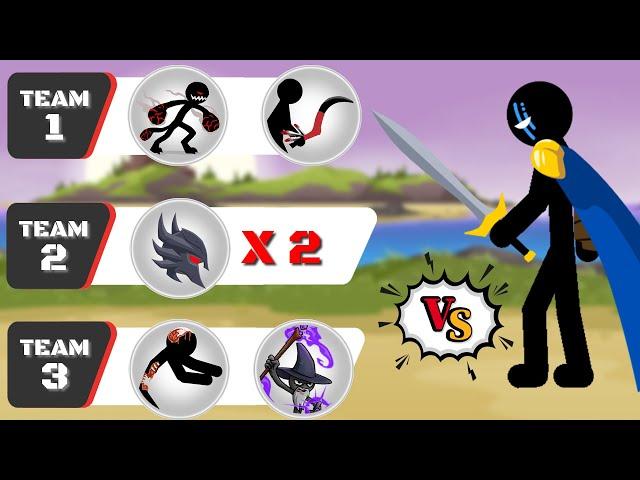 Stick War 3 : Who Can Beat Xiphos ? 9 Teams Go Head-to-Head ️ Stick War Saga Hack  Stickx9999