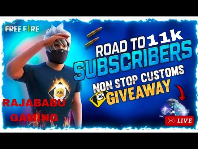 FREE FIRE LIVE GIVEAWAY CUSTOM ROOM | FF LIVE TEAM CODE GIVEAWAY| FREE FIRE MAX LIVE ||