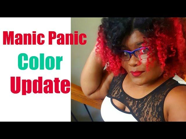 Manic Panic Color Update| FAQ About Coloring Natural Hair