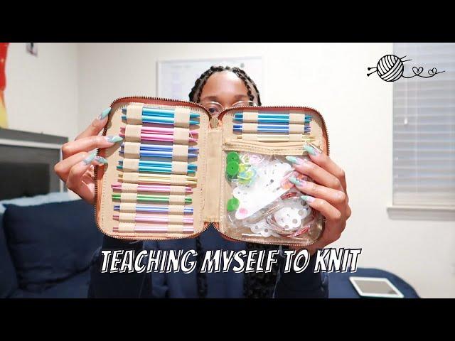 Attempting to Knit for the First Time Ever | Knit With Me Ep. 1